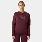 Helly Hansen Dame F2f Organic Bomull Genser Med Rund Hals Lilla L