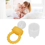 Dummy Fruit Feeder Nipple Safe Silicone Gum Pain Food Yellow