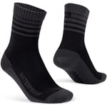 GripGrab Mixte Gripgrab Chaussettes Imperméables Hiver Doublées en Laine Mérinos Chaussettes de cyclisme, Noir, L EU