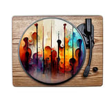 Slipmat Tapis de Tourne-Disque en Caoutchouc Finesse Instruments - Tapis pour Gramophone 30,5 cm (12")