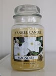 YANKEE Candle Large Jar MAGNOLIA 623 g SINGLE WICK UP TO 150 HOUR BURN BRAND NEW