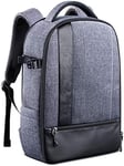 Camera Backpack, Professional Large Capacity Waterproof Photography Bag, for Cameras, Laptop Bag Backpack for CameraGDF,Black (Color : Grey, Size : Grey)