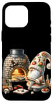 Coque pour iPhone 16 Pro Max Pizza Baker Dad Gnome With Hot Stone Pizza Oven Italy Travel