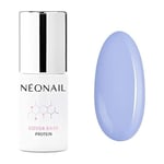 NEONAIL Vernis à ongles UV Base Coat Gel UV Cover Base Protein Bleu pastel 7,2 ml Vernis de base pour ongles Vernis UV Gel Nail Base Modeling Base