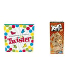 Twister Game for Kids Ages 6 and Up & Jenga Classic, children's game that promotes the speed of reaction, from 6 years