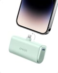 Anker Power Bank, 621 Power Bank with Built-In Lightning Connector, 5,000mAh MFi Certified 12W Portable Charger, Compatible with iPhone 14/14 Pro / 14 Plus / 14 Pro Max, iPhone 13 and 12 Series