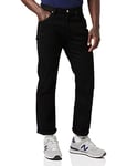 Lee Brooklyn Straight Men's Jeans Pants, Clean Black, 34W / 32L