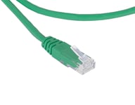 Cat5e Booted RJ45 Patch Leads - 0.3m Green - ce