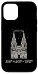 Coque pour iPhone 12/12 Pro Formule d'énergie libre Cathédrale Physique Mathématiques