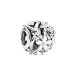 shangwang 925 Sterling Silver Pendant Fits Original Pandora Bracelet Marine Series 925 Beads Diy Jewelry length17cmrosegold