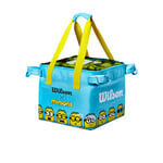 Wilson Sac pour chariot à balles Minions, Jusqu'à 150 balles de tennis, Nylon, Bleu