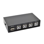 4 Port USB 2.0 Sharing Manual Switch Box Hub For Printer Scanner Camera Keyboard