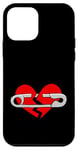 Coque pour iPhone 12 mini Graphique rouge Red Healing In Progress