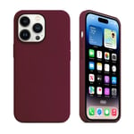 Coque Riff Thin & Soft en silicone avec intérieur en fibre douce pour Apple iPhone 14 Pro Violet - Neuf