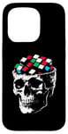 Coque pour iPhone 15 Pro Magic Cube Skull Vintage Illustration Magic Cube Lover