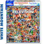 TELEVISION HISTORY 1000 pc super deluxe Jigsaw Puzzle WHITE MOUNTAIN 270