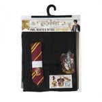 Harry Potter Naamiaisasu Gryffindor - Solmio Velhonkaapu ja Tatuointi Small