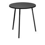 HAY - Loop Stand Round High Table - Black - Ø90 cm - Barbord - Leif Jørgensen - Svart - Metall/Trä/Plast