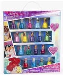 New Disney Princess 18 Pce Non Toxic Water Based Peel Off Nail Polish Set Kids