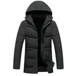 Doudoune Homme De Marque Plus De Velours Mi-Longue À Capuche Detachable Parka Homme Vêtement Masculin Épaississant Manteau -Zs306838