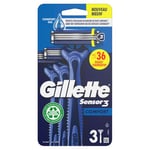 Gillette sensor3 jetable comfort x3