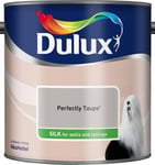 Dulux Smooth Creamy Silk Emulsion Paint Perfectly Taupe  2.5L Walls and Ceiling