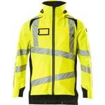 SKALJAKKE,5XL,HI-VIS GUL/SORT