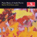 Martin David Jones, André Previn  Piano Music  CD