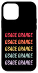 Coque pour iPhone 12 mini Orange Osage