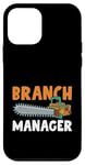 iPhone 12 mini Branch Manager Chainsaw Lumberjack Humor Case