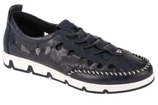 chaussures basses Femme, Rieker Shoes, Noir