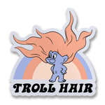 Troll Hair Sticker, Accessories