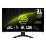 Ecran Pc Gamer Incurve 32" Msi Mag32c6x- 1ms/ 250hz