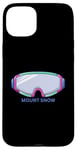 Coque pour iPhone 15 Plus Retro Mount Snow Vermont Masque de ski