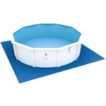 Bestway - Tapis de sol pour piscine Flowclear 488x488 cm Bleu