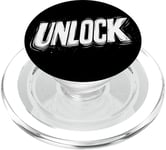 Costume de discours Lock and Unlock pour homme et femme PopSockets PopGrip pour MagSafe