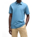 BOSS Mens Passenger Stretch-Cotton Slim-fit Polo Shirt with Logo Patch