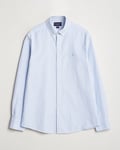 Charles Tyrwhitt Button Down Stretch Oxford Shirt Blue/White