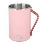 (Pink EU Plug 220V)Electric Kettle Stew Cup Multifunctional Fast Heating Inte UK