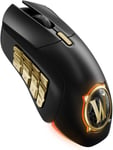 Aerox 9 Wireless - Édition World of Warcraft - Inclus Item en Jeu - Souris Gaming MMO - 18 Boutons programmables - Légère - Bluetooth/2,4 GHz - Capteur TrueMove Air 18K DPI