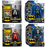 DC Comics BATMAN - FIGURINE BASIQUE 10 CM Batman - - Figurine Articulée Avec 3 Accessoires Mission Mystère jouet Batman 10 cm - 6055946 - Plusieurs modèles disponibles - Jouet Enfant 3 Ans et + - Neuf