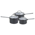 Anolon Saucepan Set 3 Piece Non Stick Dishwasher Safe Cookware - 16/18/20cm