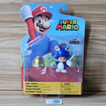 Cat Toad With Super Bell Figure  4” Inch Jakks Pacific Toy Figure New & Sealed