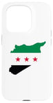 Coque pour iPhone 15 Pro Free Syrien, Syrie Flag Carte Syrie