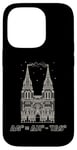 Coque pour iPhone 14 Pro Formule d'énergie libre Cathédrale Physique Mathématiques