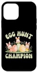 Coque pour iPhone 12 mini Egg Hunt Champion – Joli motif œuf de Pâques pour garçons et filles