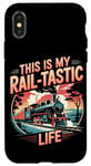 Coque pour iPhone X/XS Rail-Tastic Life Locomotive de train