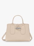 Longchamp Roseau Medium Leather Top Handle Bag