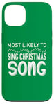 Coque pour iPhone 13 Les plus susceptibles de chanter la chanson de Noël Funny Christmas