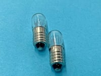 2 Ampoule 6,3V 320mA 2W E10 10x28mm Ampoule Lampe 6,3Volt 2Watt